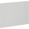 Mexen Rivel fluted front for bathroom cabinet body 60 x 43.5 cm, gray matte - 91A20-0600-470-1-62