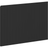 Mexen Rivel grooved front for bathroom cabinet body 40 x 43.5 cm, black matte - 91A20-0400-470-1-71