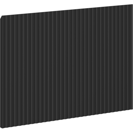 Mexen Rivel grooved front for bathroom cabinet body 50 x 43.5 cm, black matte - 91A20-0500-470-1-71