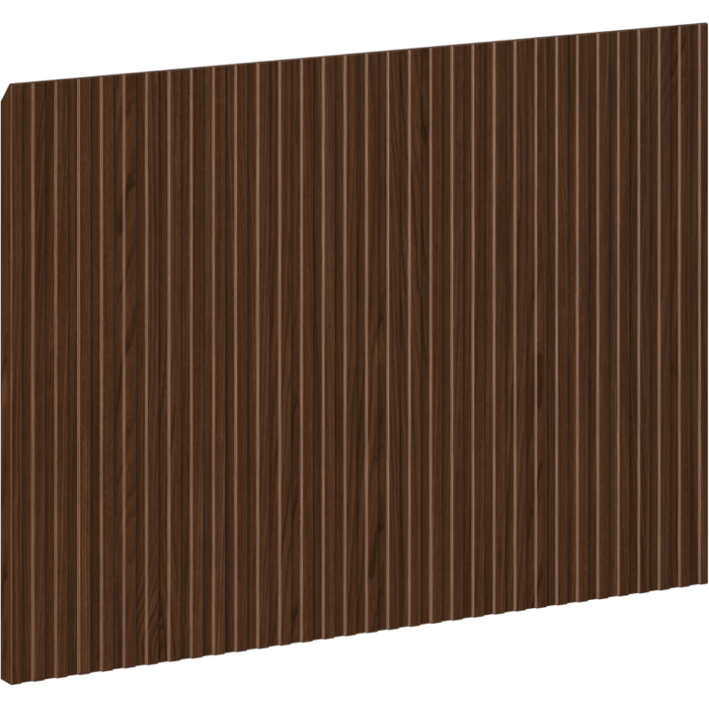 Mexen Rivel ribbed front for bathroom cabinet body 50 x 43.5 cm, walnut - 91A20-0500-470-1-86