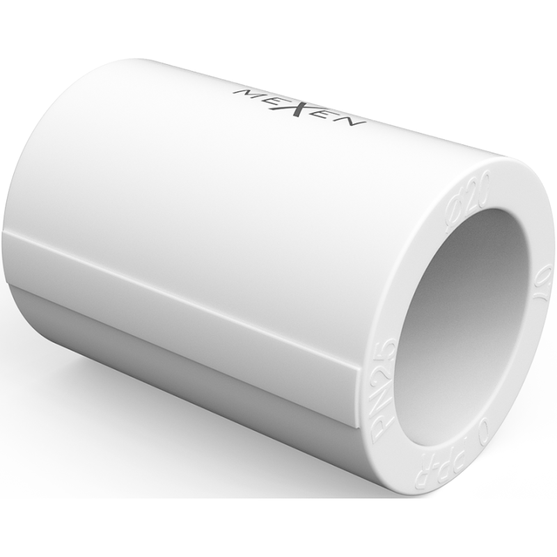 Mexen PPR coupling, welded joint for PPR pipes 50 x 50, PN25 - W97320-5050-00
