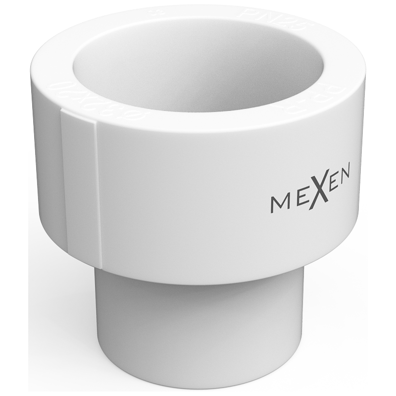 Mexen PPR welded reducing coupling for PPR pipes 63 x 25, PN25 - W97321-6325-00