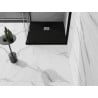Mexen Stone+ composite shower tray square 90 x 90 cm, black - 44709090
