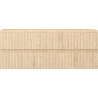Mexen Rivel bathroom cabinet under sink 120 cm, 2 drawers, grooved, oak - 91A20-12047-2-BFF81