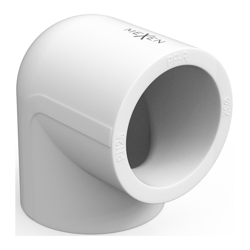 Mexen PPR 90° welded elbow for PPR pipes 20 x 20, PN25 - W97324-2020-00