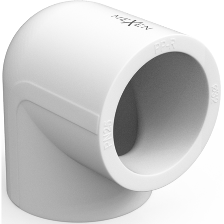 Mexen PPR 90° Welded Elbow for PPR Pipes 25 x 25, PN25 - W97324-2525-00