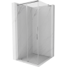 Mexen Rox L sliding shower cabin 100 x 100 cm, transparent, chrome - 8C2L-100-100-01-00