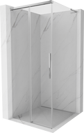 Mexen Rox L Sliding Shower Enclosure 120 x 120 cm, Transparent, Chrome - 8C2L-120-120-01-00