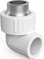 Mexen PPR 90° welded elbow for PPR pipes 20 x 3/4 M - W97327-2034M-00