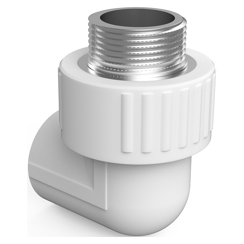 Mexen PPR welded 90° elbow for PPR pipes 25 x 1/2 M - W97327-2512M-00