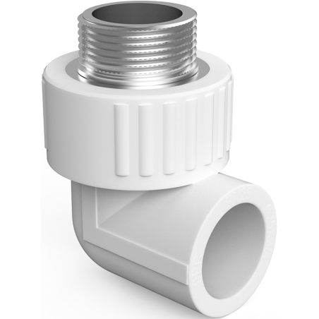 Mexen PPR 90° Welded Elbow for PPR Pipes 32 x 3/4 M - W97327-3274M-00