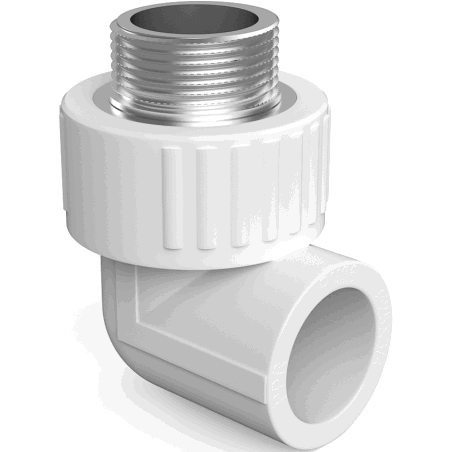 Mexen PPR elbow 90° welded for PPR pipes 40 x 5/4 GZ - W97327-4054M-00