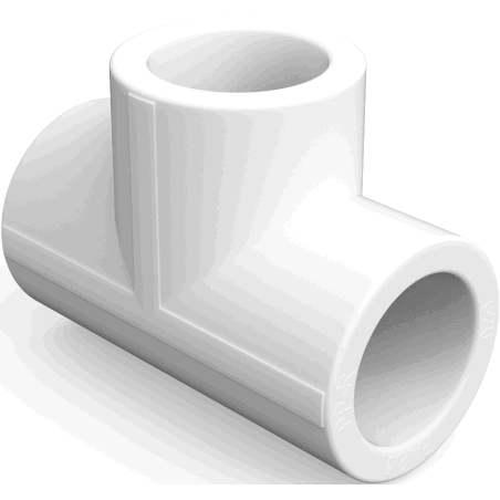 Mexen PPR welded tee for PPR pipes 32 x 32 x 32, PN25 - W97330-323232-00