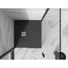 Mexen Stone+ square composite shower tray 70 x 70 cm, Anthracite - 44717070