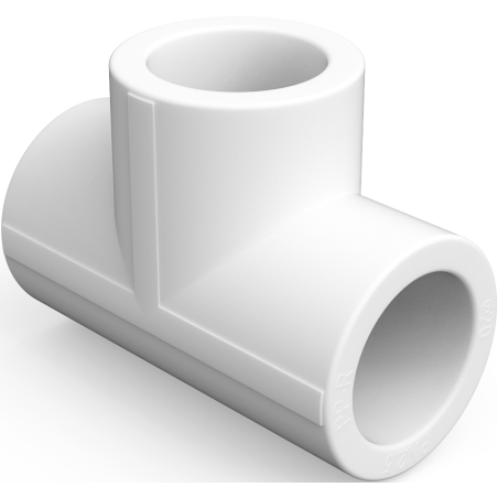 Mexen PPR welded tee for PPR pipes 50 x 50 x 50, PN25 - W97330-505050-00