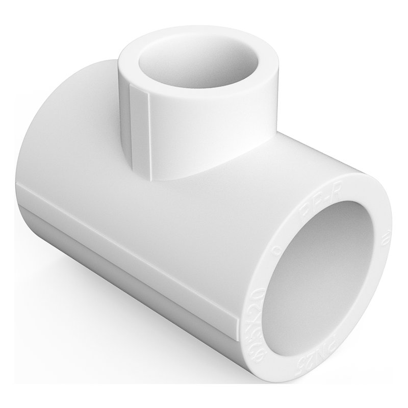 Mexen PPR welded reduction tee for PPR pipes 32 x 20 x 32, PN25 - W97331-322032-00