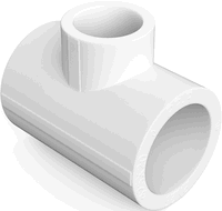 Mexen PPR Welded Reducing Tee for PPR Pipes 40 x 25 x 40, PN25 - W97331-402540-00