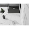Mexen Stone+ composite square shower tray 80 x 80 cm, anthracite - 44718080