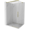 Mexen Rox L sliding shower cabin 95 x 80 cm, transparent, gold - 8C2L-095-080-50-00