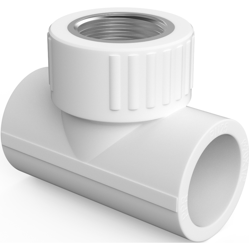 Mexen PPR welded tee for pipes 25 x 3/4 FF x 25 - W97332-2534F20-00