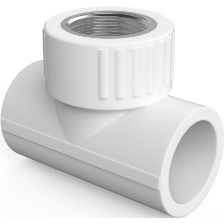 Mexen PPR welded tee for pipes 32 x 1/2 F x 32 - W97332-3212F20-00