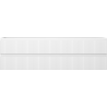 Mexen Rivel bathroom cabinet for washbasin 160 cm, 2 drawers, fluted, white matte - 91A20-16047-2-BFF01