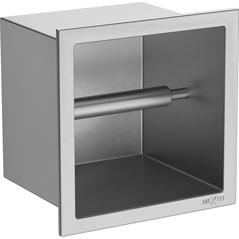 Mexen X-Wall-P toilet paper holder, inox - 1913