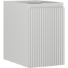 Mexen Rivel bathroom cabinet under-sink 30 cm, 1 door, grooved, matte gray - 91A21-03047-1-BF62