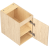 Mexen Rivel bathroom cabinet under sink 30 cm, 1 door, grooved, oak - 91A21-03047-1-BF81