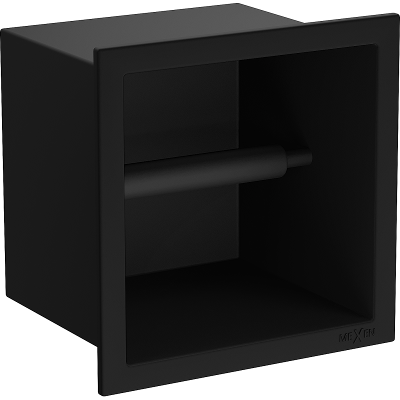 Mexen X-Wall-P Toilet Paper Holder, Black - 1973