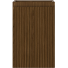 Mexen Rivel bathroom cabinet under-sink 30 cm, 1 door, fluted, walnut - 91A21-03047-1-BF86