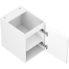 Mexen Rivel bathroom cabinet 35 cm, 1 door, grooved, matte white - 91A21-03547-1-BF01