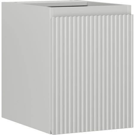 Mexen Rivel bathroom cabinet under sink 35 cm, 1 door, grooved, matte gray - 91A21-03547-1-BF62
