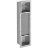 Mexen X-Wall-BP toilet paper holder with magazine rack, inox - 1914