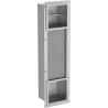 Mexen X-Wall-BP toilet paper holder with magazine, stainless steel - 1914