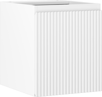 Mexen Rivel bathroom cabinet 40 cm, 1 door, fluted, matte white - 91A21-04047-1-BF01