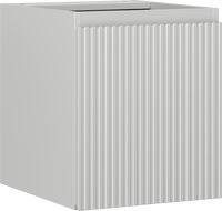 Mexen Rivel 40 cm bathroom cabinet, 1 door, grooved, matte grey - 91A21-04047-1-BF62