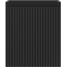 Mexen Rivel bathroom cabinet 40 cm, 1 door, fluted, black matte - 91A21-04047-1-BF71