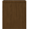 Mexen Rivel bathroom cabinet under-sink 40 cm, 1 door, grooved, walnut - 91A21-04047-1-BF86