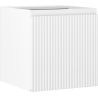 Mexen Rivel bathroom cabinet for washbasin 45 cm, 1 door, grooved, matte white - 91A21-04547-1-BF01