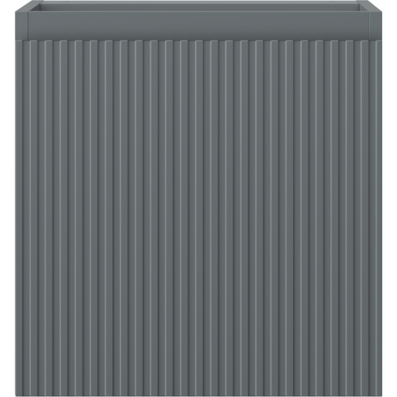 Mexen Rivel bathroom cabinet under washbasin 45 cm, 1 door, grooved, matte graphite - 91A21-04547-1-BF66