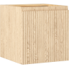 Mexen Rivel bathroom cabinet 45 cm, 1 door, grooved, oak - 91A21-04547-1-BF81