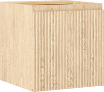 Mexen Rivel bathroom cabinet 45 cm, 1 door, grooved, oak - 91A21-04547-1-BF81