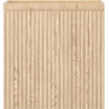 Mexen Rivel bathroom cabinet 45 cm, 1 door, grooved, oak - 91A21-04547-1-BF81
