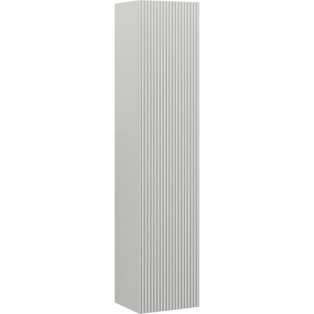 Mexen Rivel bathroom column 35 cm, 1 door, fluted, matte gray - 91A21-03016-1-BF62