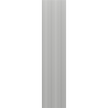Mexen Rivel bathroom column 35 cm, 1 door, fluted, matte gray - 91A21-03016-1-BF62
