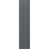 Mexen Rivel bathroom column 35 cm, 1 door, fluted, matte graphite - 91A21-03016-1-BF66