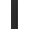 Mexen Rivel bathroom column 35 cm, 1 door, grooved, black matte - 91A21-03016-1-BF71