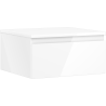 Mexen Orio bathroom cabinet under washbasin 50 cm with countertop, 1 drawer, white gloss - 91A10-05023-1-BFC00