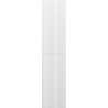 Mexen Rivel bathroom column 35 cm, 2 doors, fluted, matte white - 91A21-03016-2-BF01
